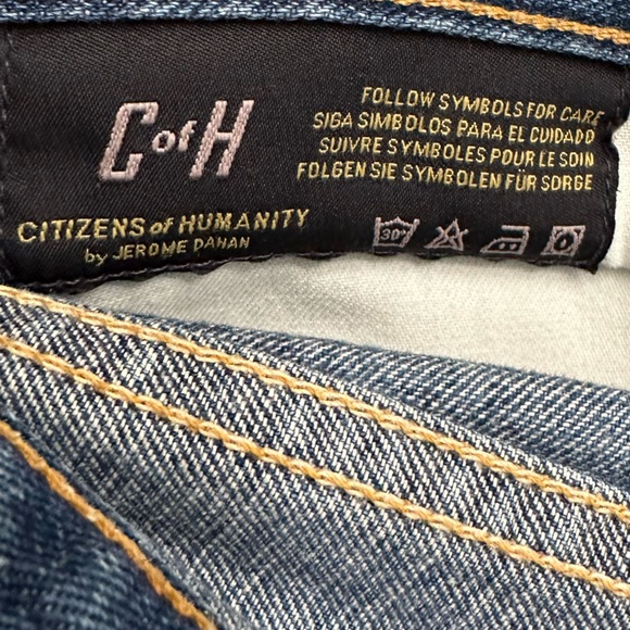 Citizens of Humanity COH Daisy Crop Boyfriend Jean Light Blue size 30 - Picture 15 of 16